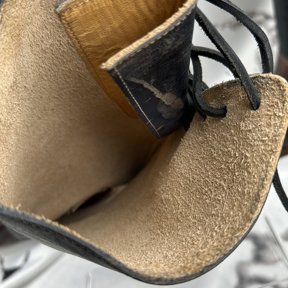 BED|STU Manchester Leather Riding Boots Two Tone Lace Back Equestrian Knee High - Picture 14 of 14